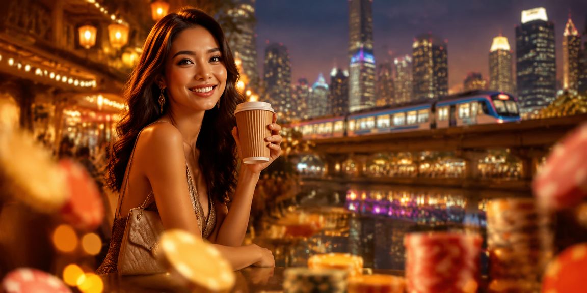 Suasana santai menikmati taruhan casino sambil minum kopi di Vietnam
