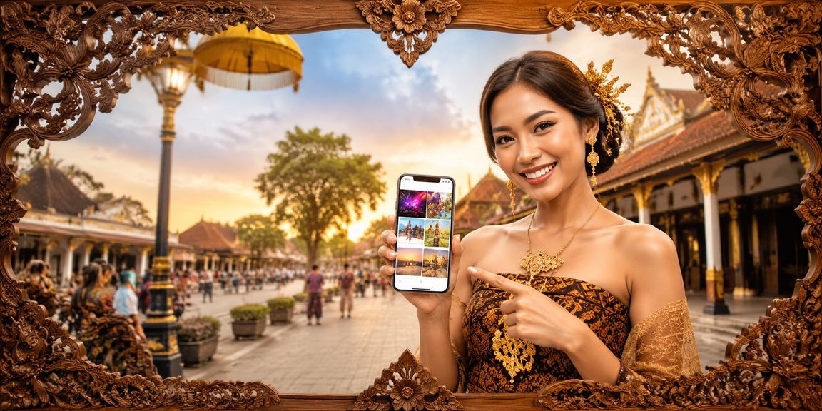Model Vietnam mengakses casino online melalui smartphone di malam hari