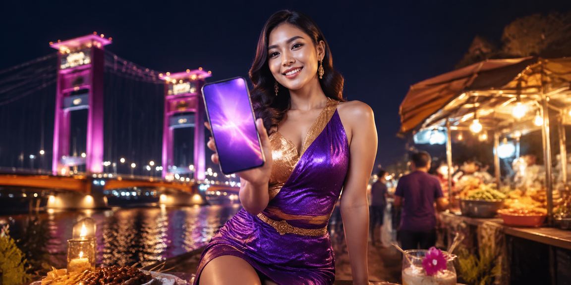Model Vietnam bermain casino online menggunakan smartphone dengan antarmuka modern